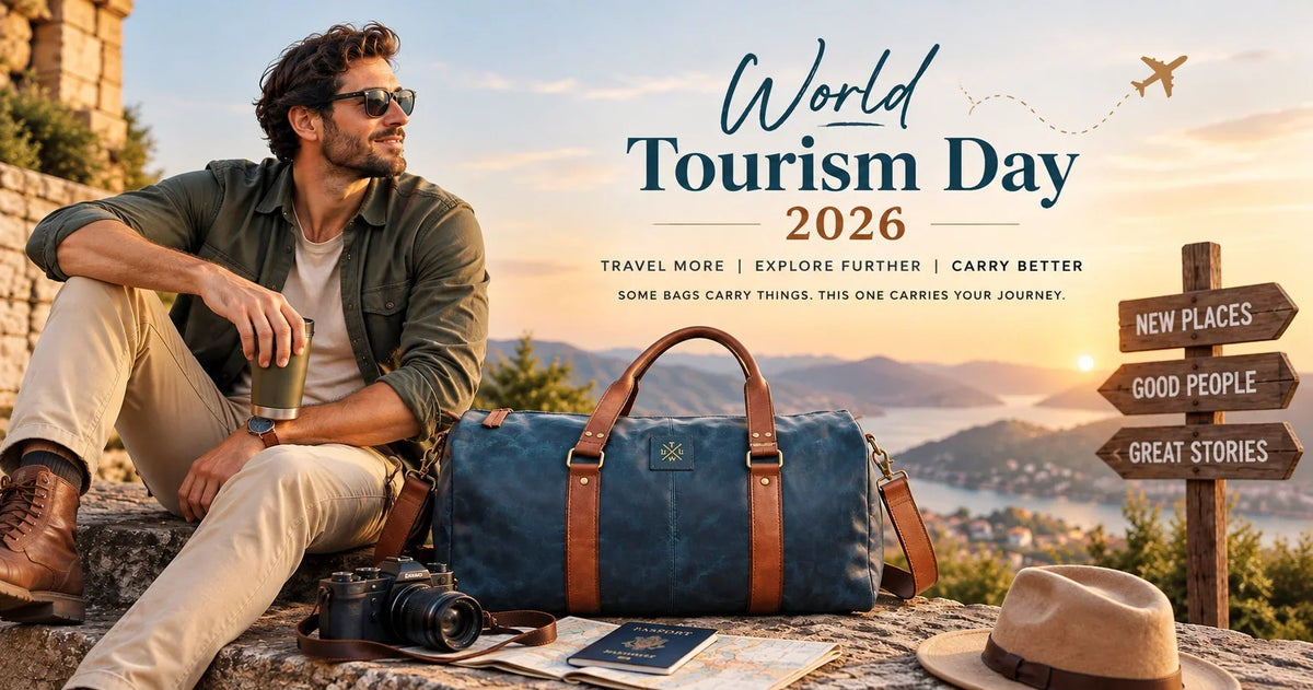 World Tourism Day 2026: Why a Leather Duffle Bag is the Perfect Travel Companion