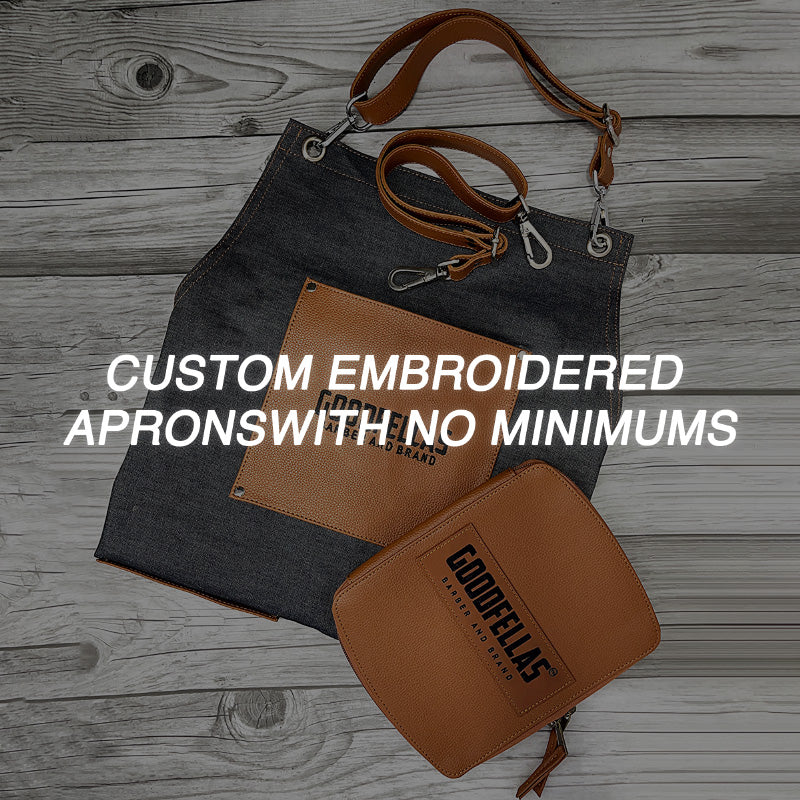 Custom Embroidered Aprons with No Minimums