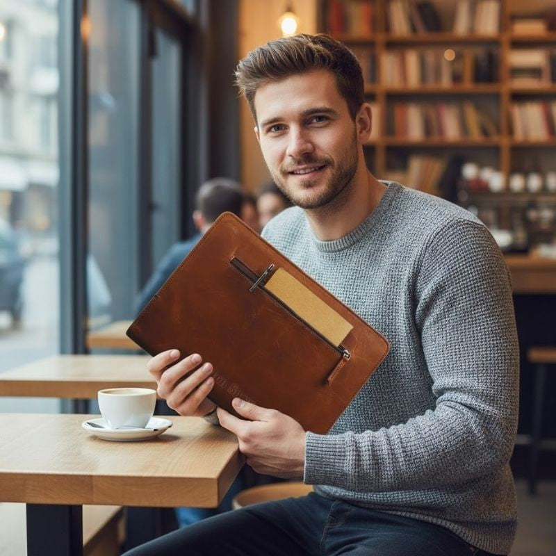 Leather Folders for Business Meetings and Professional Organizations