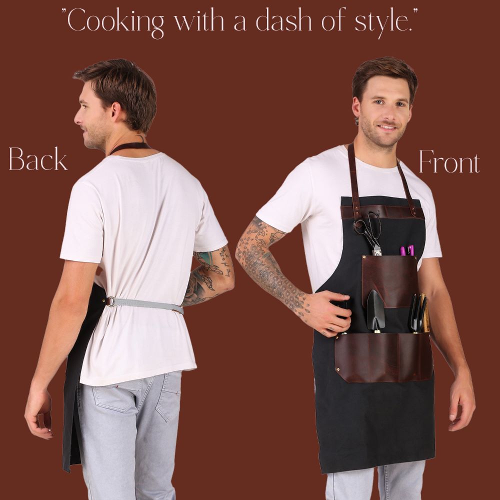 Custom Apron | Leather Aprons for Chef, Butcher