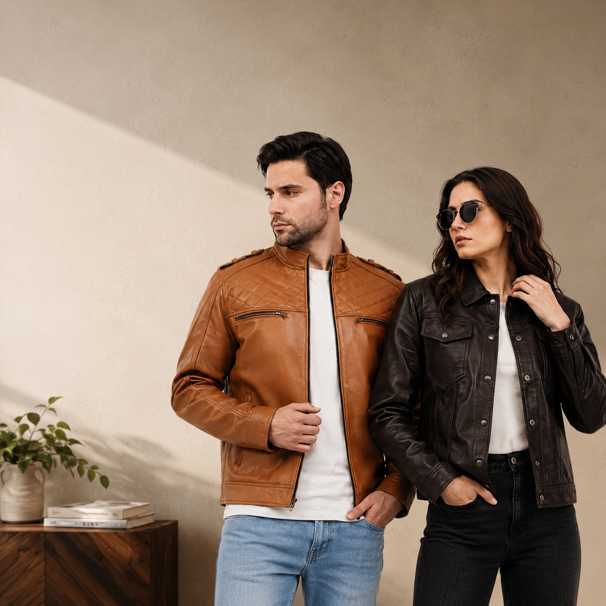 Brown Leather Jacket