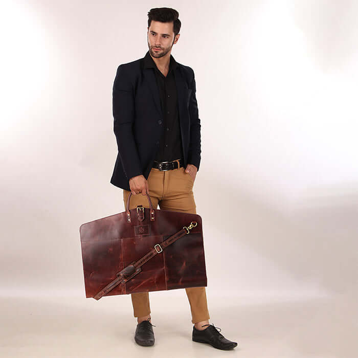 Garment Bag Leather