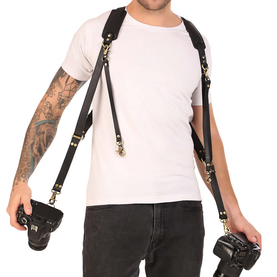 Vintage Leather Camera Straps &amp; Harnesses