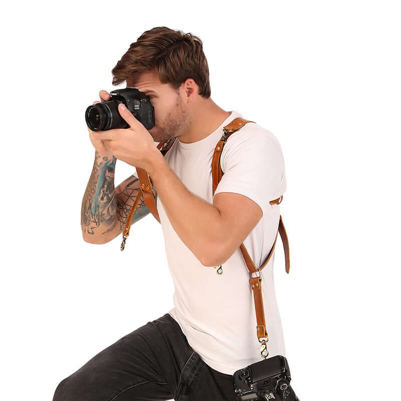 Full-Grain Leather Camera Harness