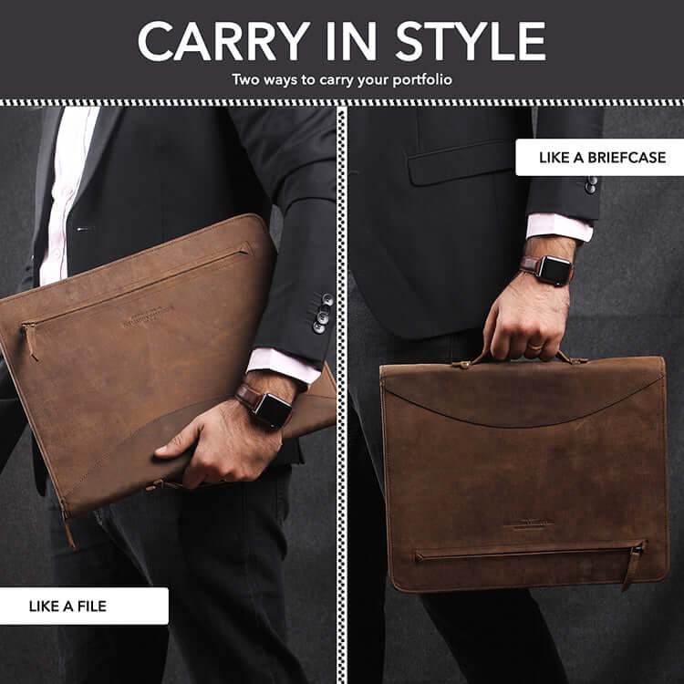 leather folder for documents