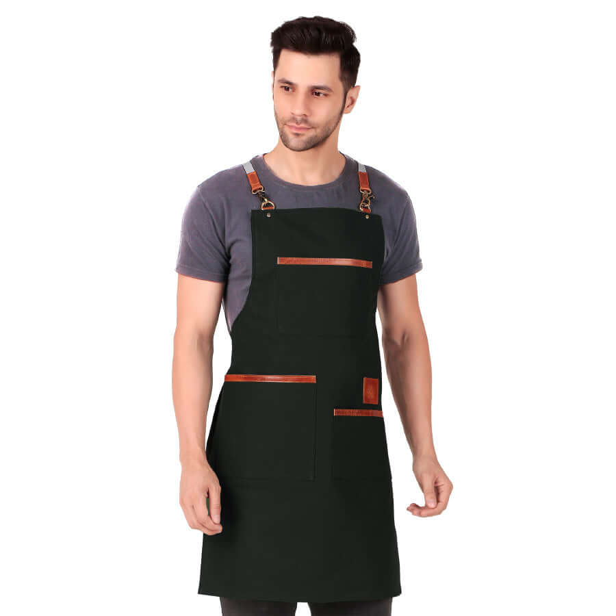 Leather Barber Apron