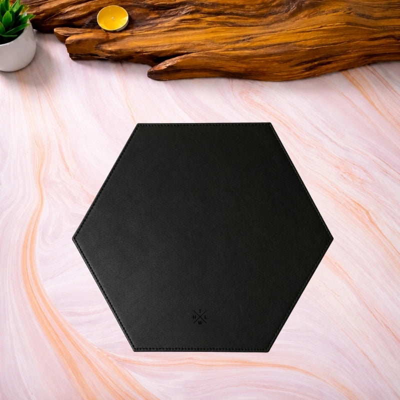 Amber Diamond Leather Custom Placemat