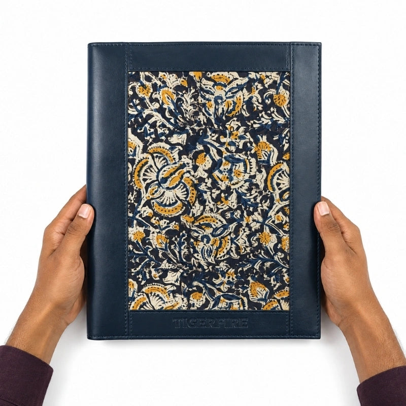 Restaurant Menu Covers Leather - Kalamkari Custom Menu Cover
