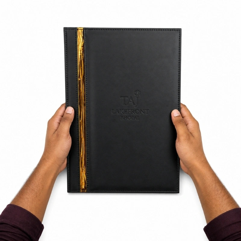 Leather Menu Holder for Cafe - Customized Menu Holder