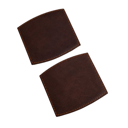 Whiskey Barrel Arch Leather Coaster