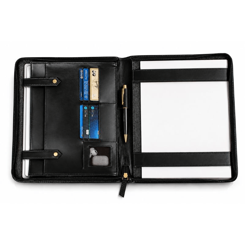 Chocolate Brown Leather Paramount Folder (Large Size)