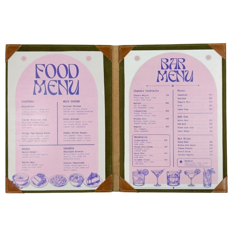 Custom Menu Holder for Restaurants