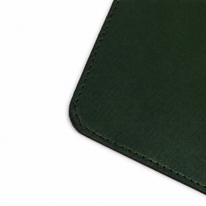 Forest Green Leather Cup Coaster