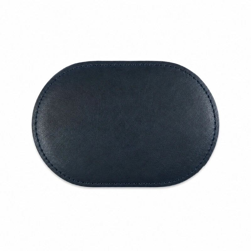 Smooth Round Leather Coasters