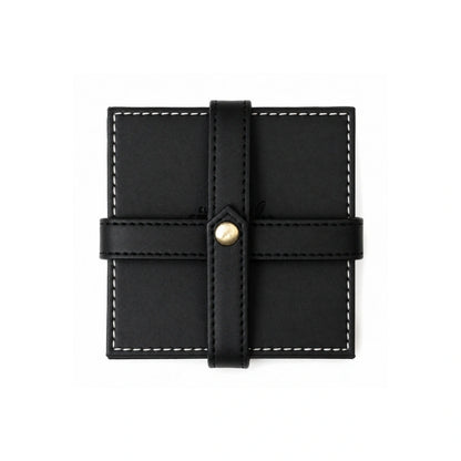 Branded Leather Coasters Custom