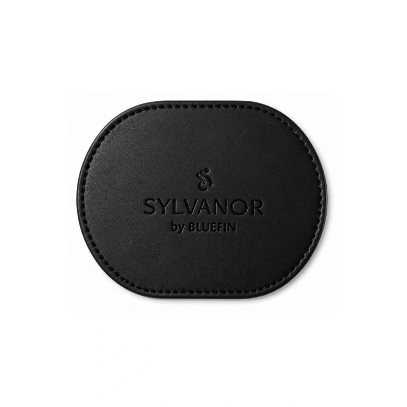 Premium Black Leather Coasters
