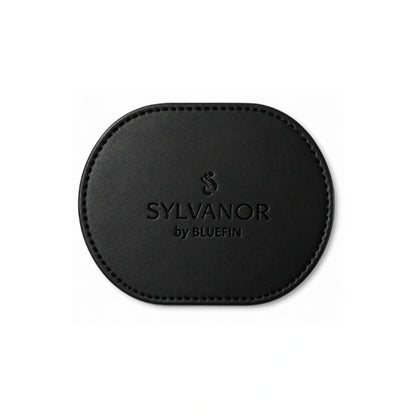 Premium Black Leather Coasters