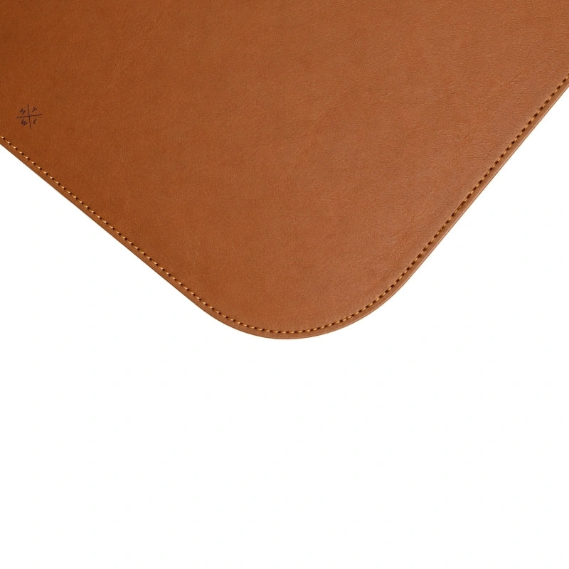 Black Leather Placemats for Table