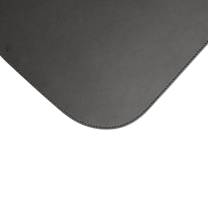 Black Leather Placemats for Table