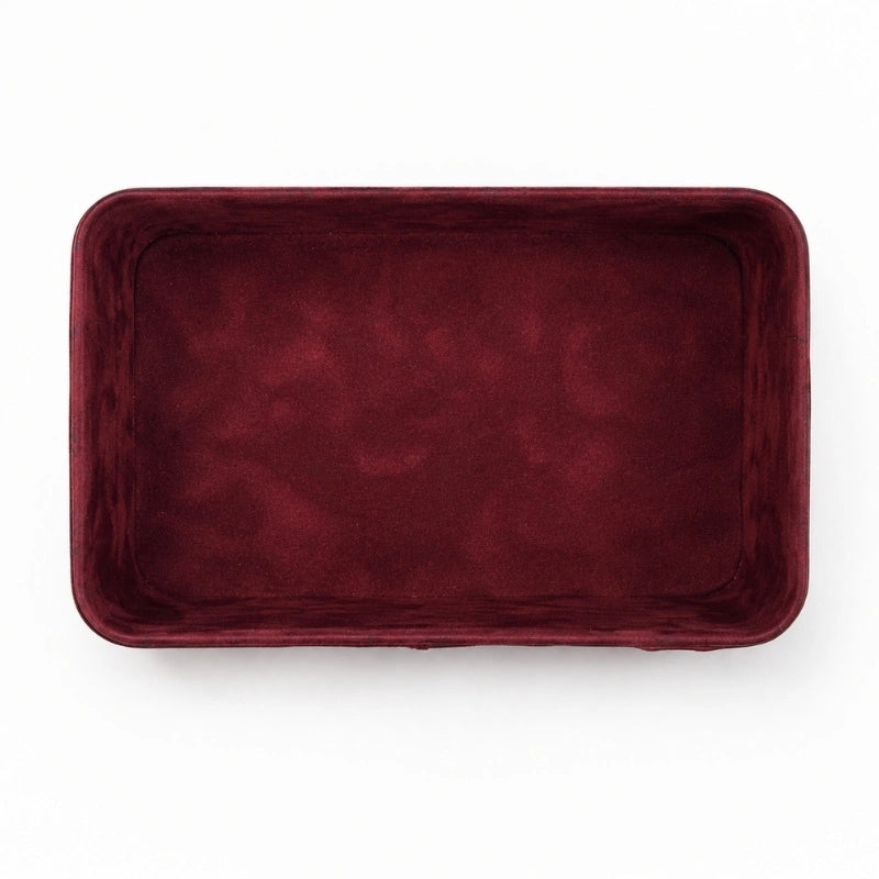 Luxury Red Leather Tissue Boxes
