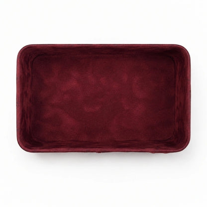 Luxury Red Leather Tissue Boxes