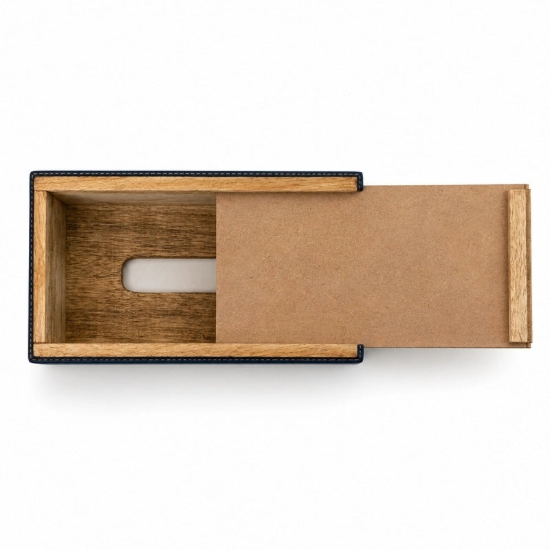 Personalized Leather Tissue Holders