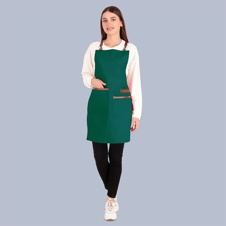 green apron for women ladies girls best kitchen chef apron leather warehouses in USA