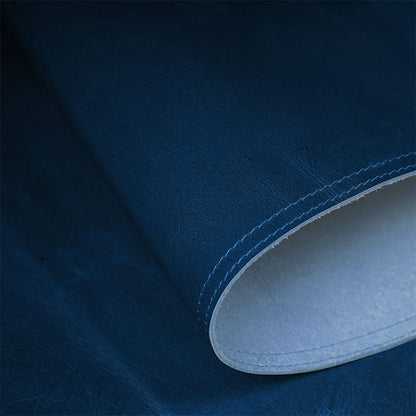 leather mat pad blue