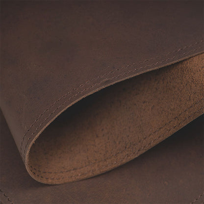 leather mat pad brown