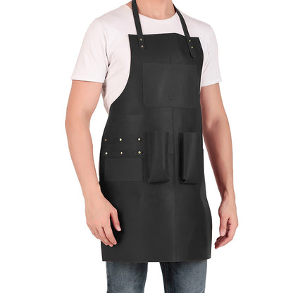 black apron for bartenders