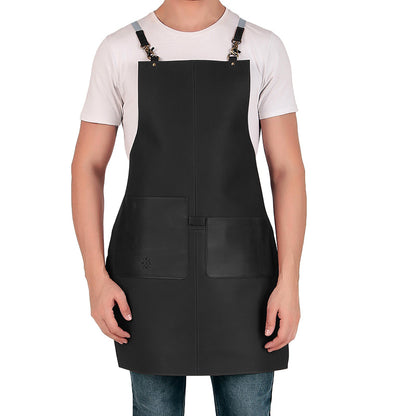 Black Handcrafted BBQ apron