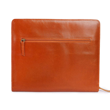 backside laptop ikkat leather file folder a4 size