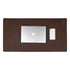 Personalized leather desk pad with name engraved – custom size and color