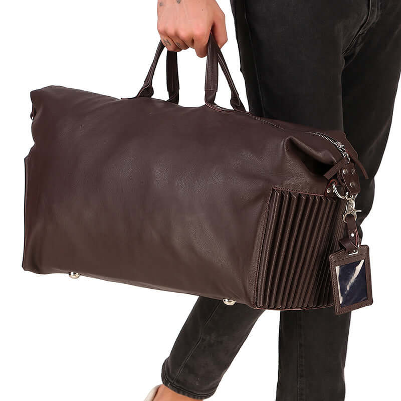 Luxury Leather Suit bag for travel 