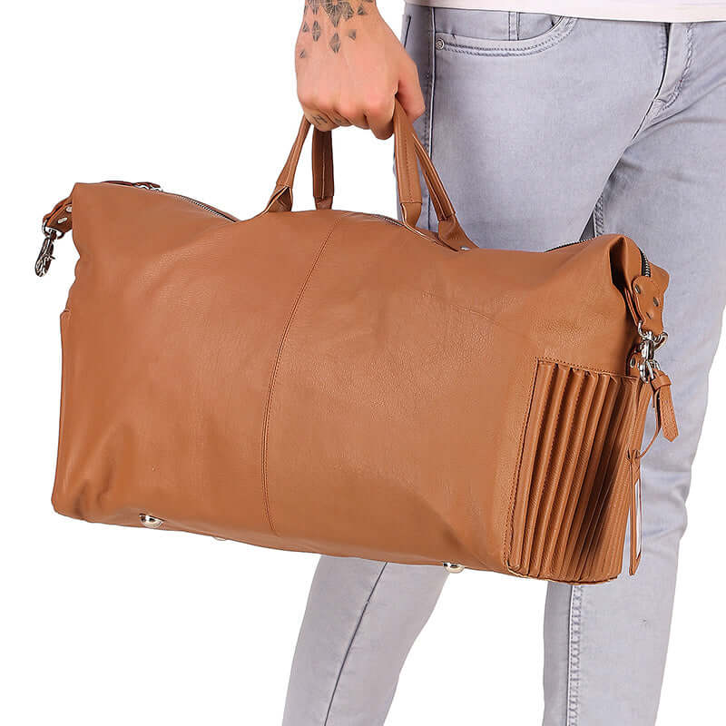 Leather Travel garment orgainser for women