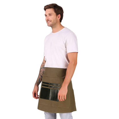 apron for men green