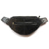 leather fanny bag black