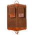 leather garment bag for travel 2 pocket 