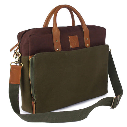 canvas mens laptop bag