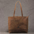 brown leather tote work bag for ladies