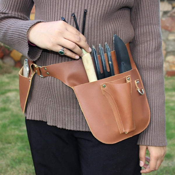 Tan Leather gardening personalized tool 