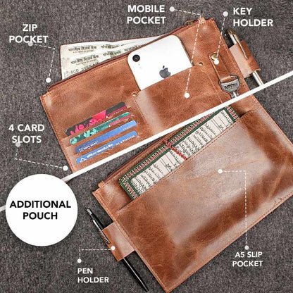 additional pouch leather pouch