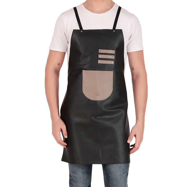 grill apron with a timeless vintage look, perfect for chefs and BBQ lovers