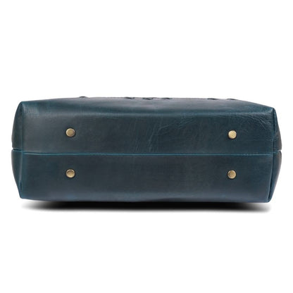The Azure Legacy Premium Leather Tote Bag