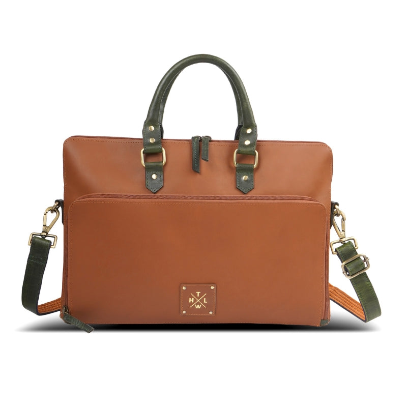 The Midnight Heritage Executive Leather Briefcase