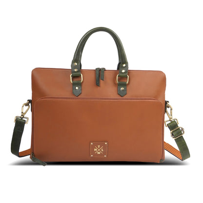 The Midnight Heritage Executive Leather Briefcase