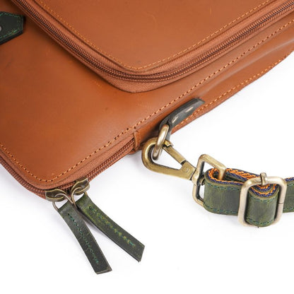 The Cognac Heritage Executive Leather Briefcase