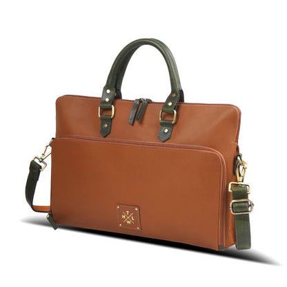 The Cognac Heritage Executive Leather Briefcase