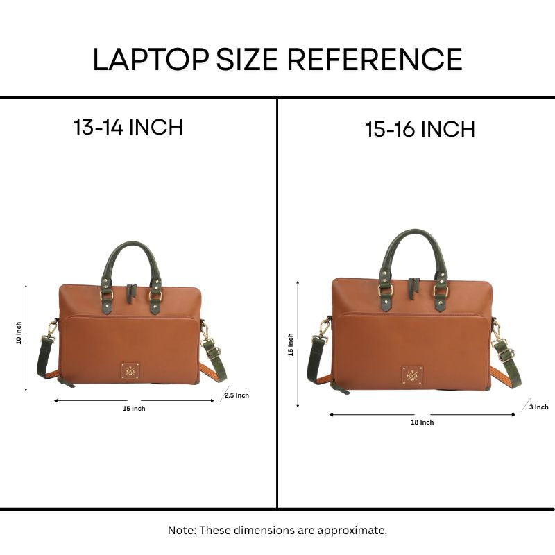 The Cognac Heritage Executive Leather Briefcase