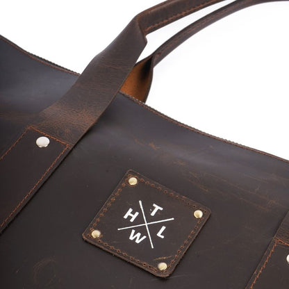 The Dark Walnut Heritage Leather Briefcase